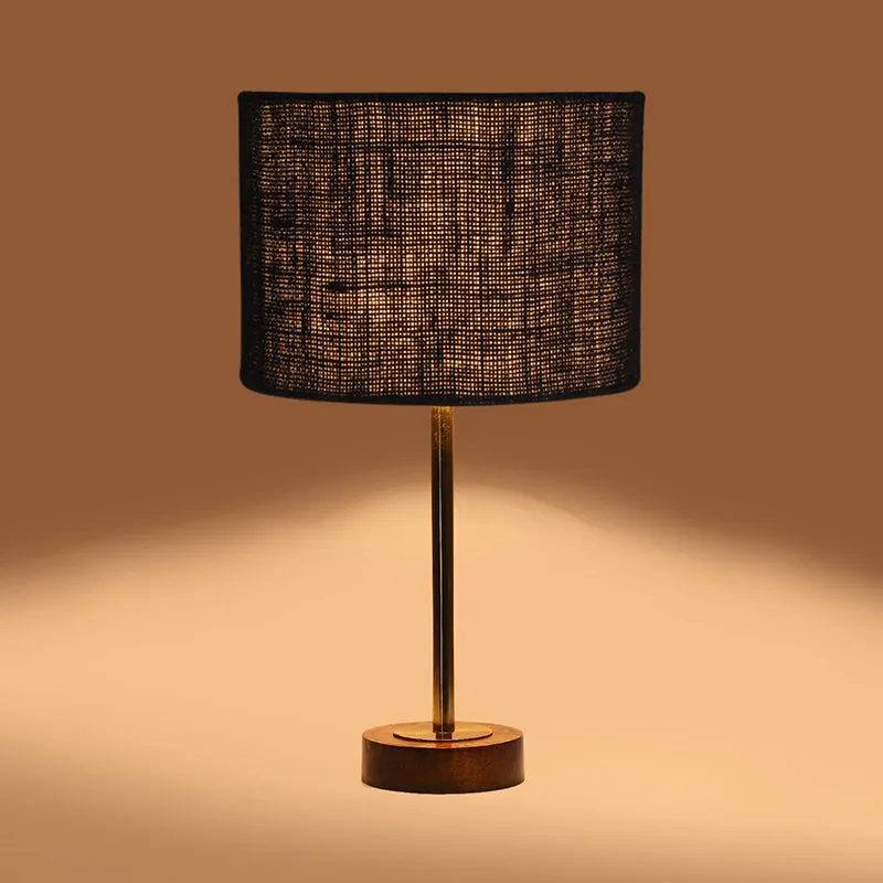 Sienna I Rodin Wooden Table Lamp - Black,Gold,Brown media 6