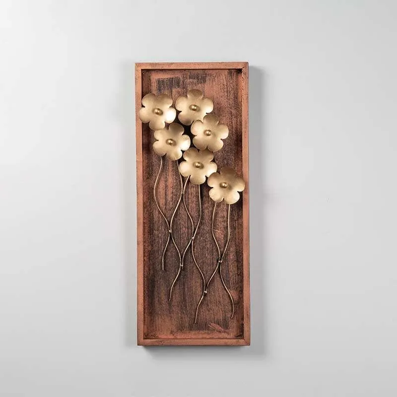 Metallic Bouquet Metal Wall Accent media 3