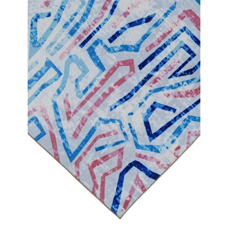 Zubid Abstract Carpet - Blue media 5