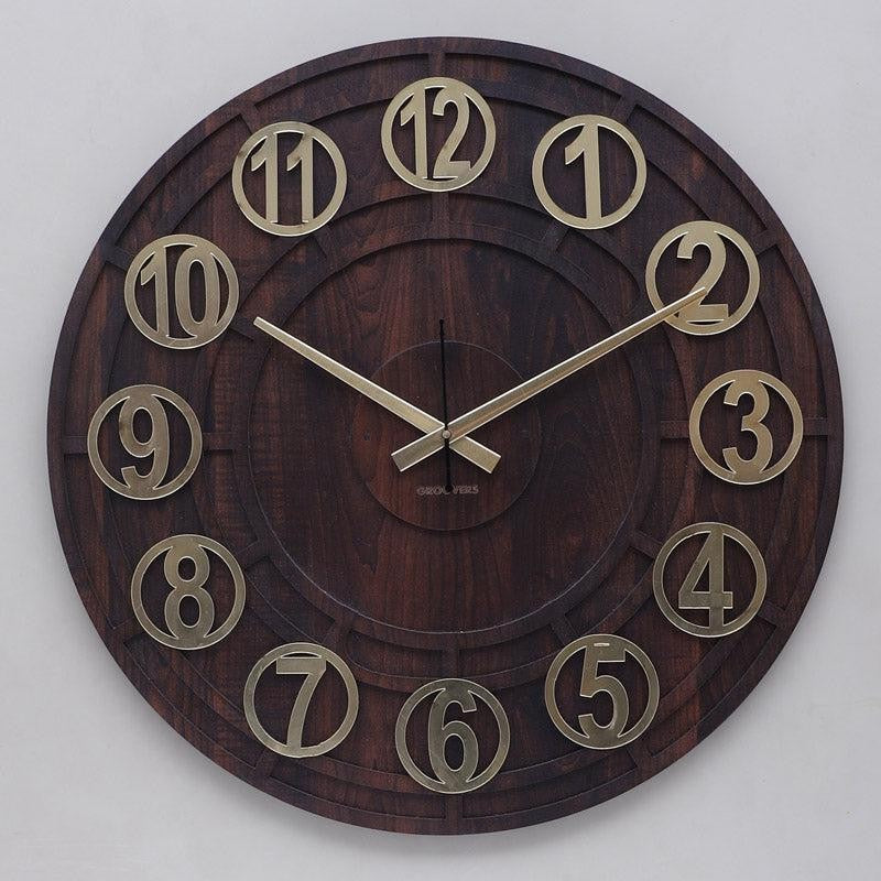 Balencia Decorative Wall Clock - Brown media 4