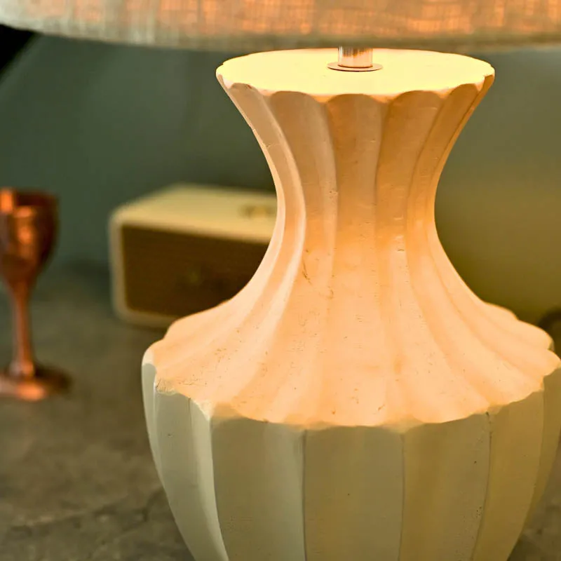 Birdo Wooden Table Lamp - White media 4