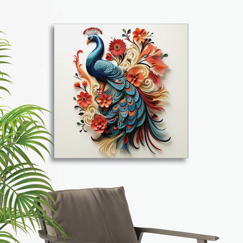 Mayoor Magna Canvas Wall Painting