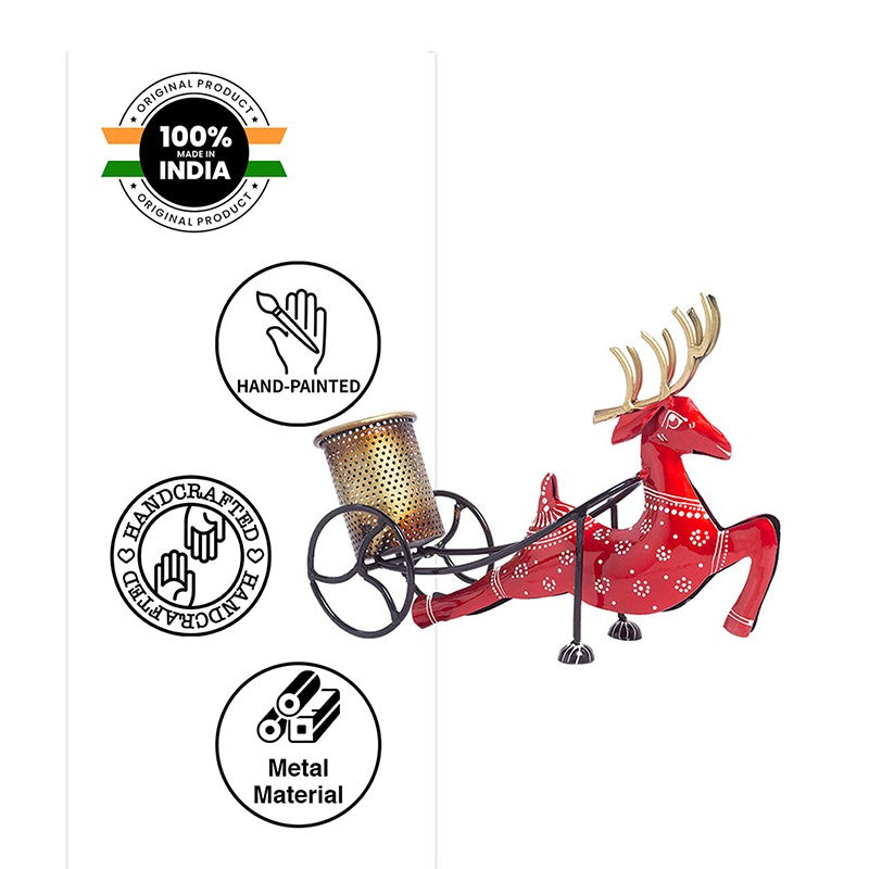Reindeer Rush Metal Showpiece media 6