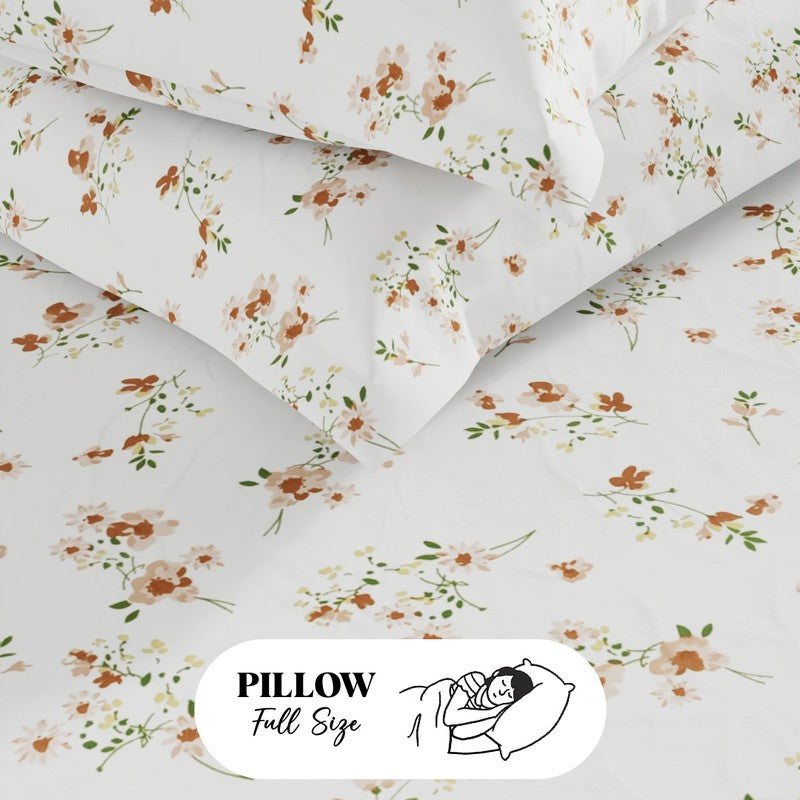 Aelvos Bedsheet (White,Brown) - 115 GSM media 6