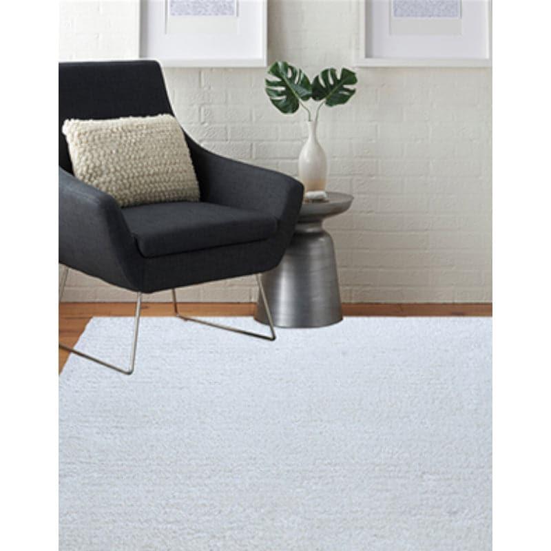 Table Tufted Woven Whisper Rug - White media 3
