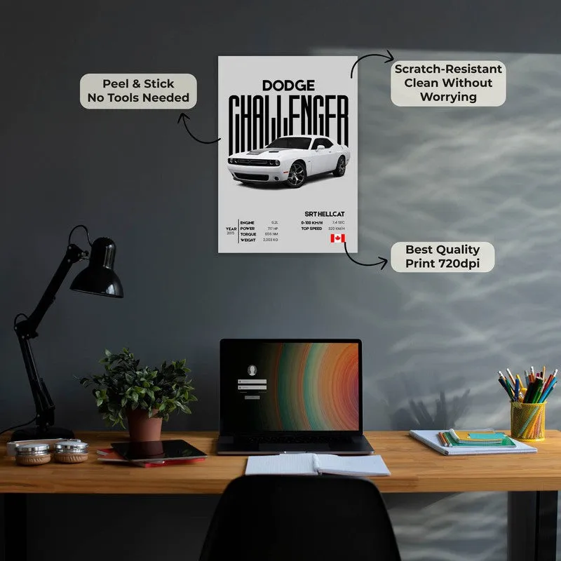Dodge Challenger Spirit Wall Poster media 9