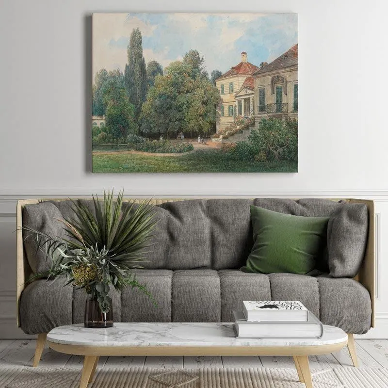 The Mansion Canvas Wall Painting - Gallery Wrap media 3
