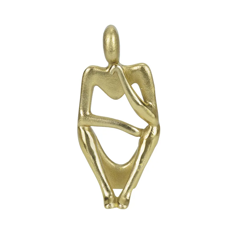 Muted Soul Aluminium Showpiece - Gold media 5