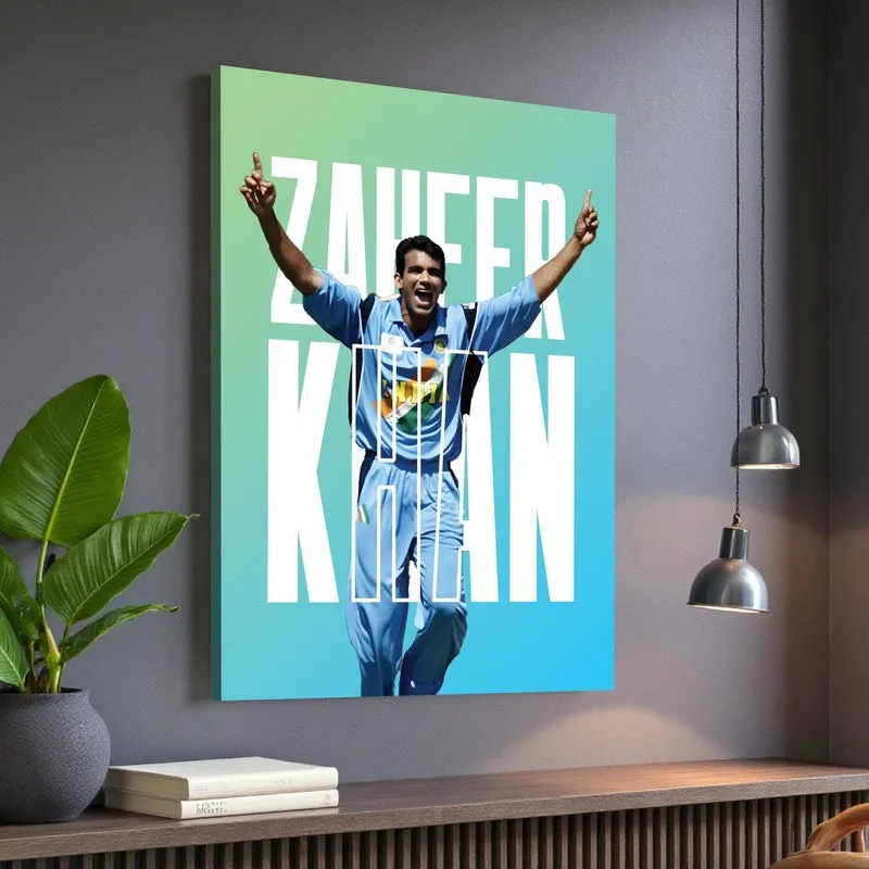 Zaheer Khan Canvas Wall Art media 6