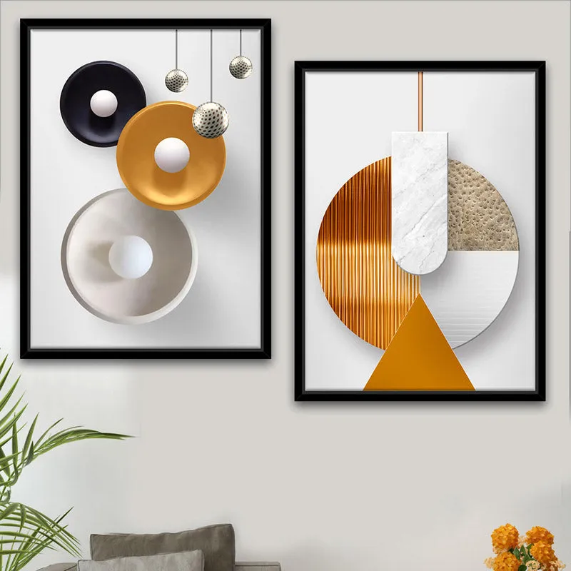 Homy Abstract Wall Art - Set Of Two media 1