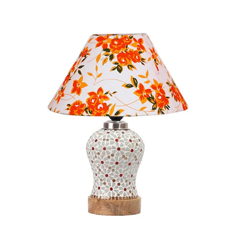 Harmyra Fleur Cone Wooden Table Lamp - Multicolor media 5