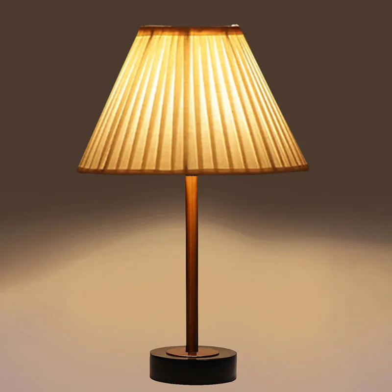 Pleatra Rodin Wooden Table Lamp - OffWhite,Copper,Black media 6