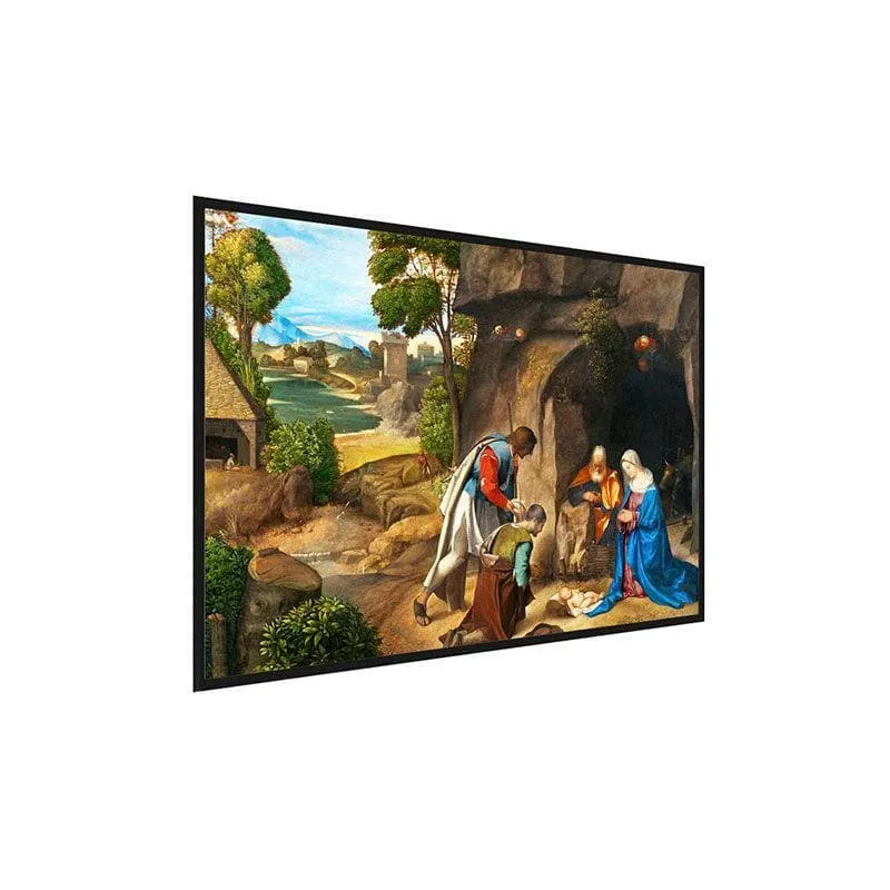 Giorgiones Canvas Wall Painting - Black Frame media 3