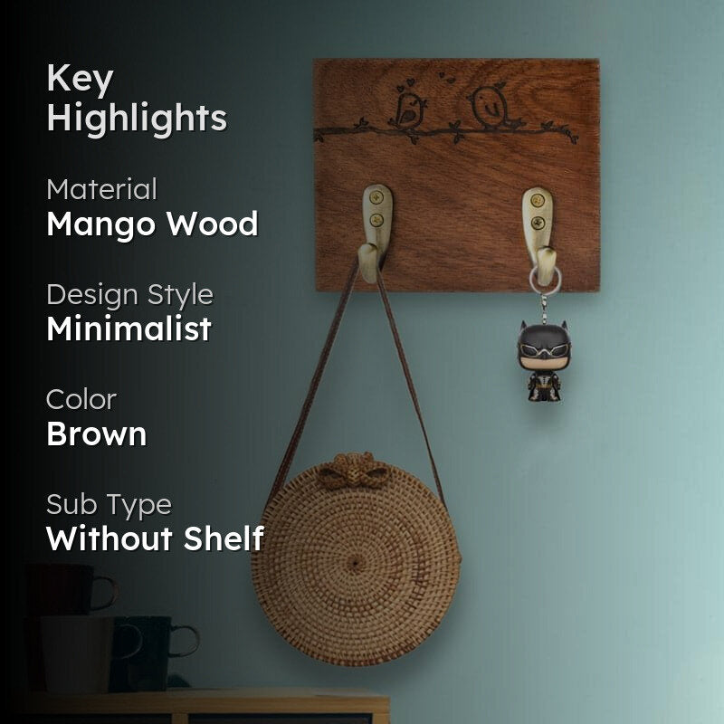 Bird Buddies Wooden Key Holder media 2