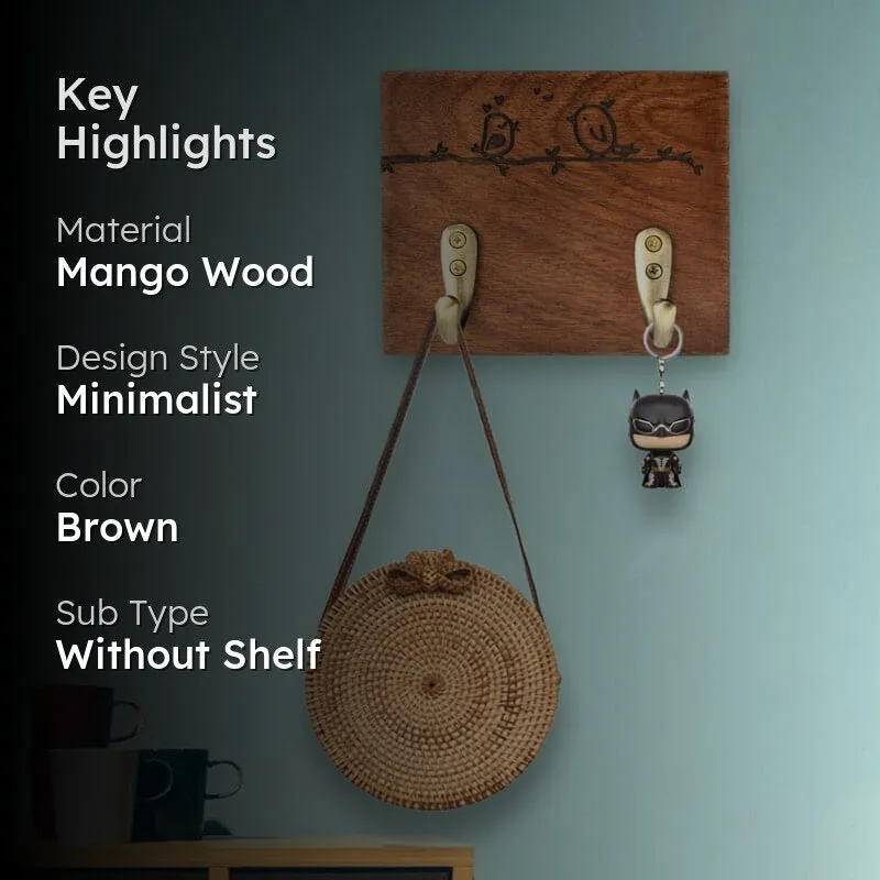 Bird Buddies Wooden Key Holder media 2