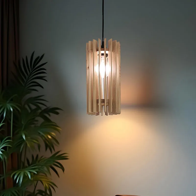 Mariette Single Wooden Ceiling Lamp media 1