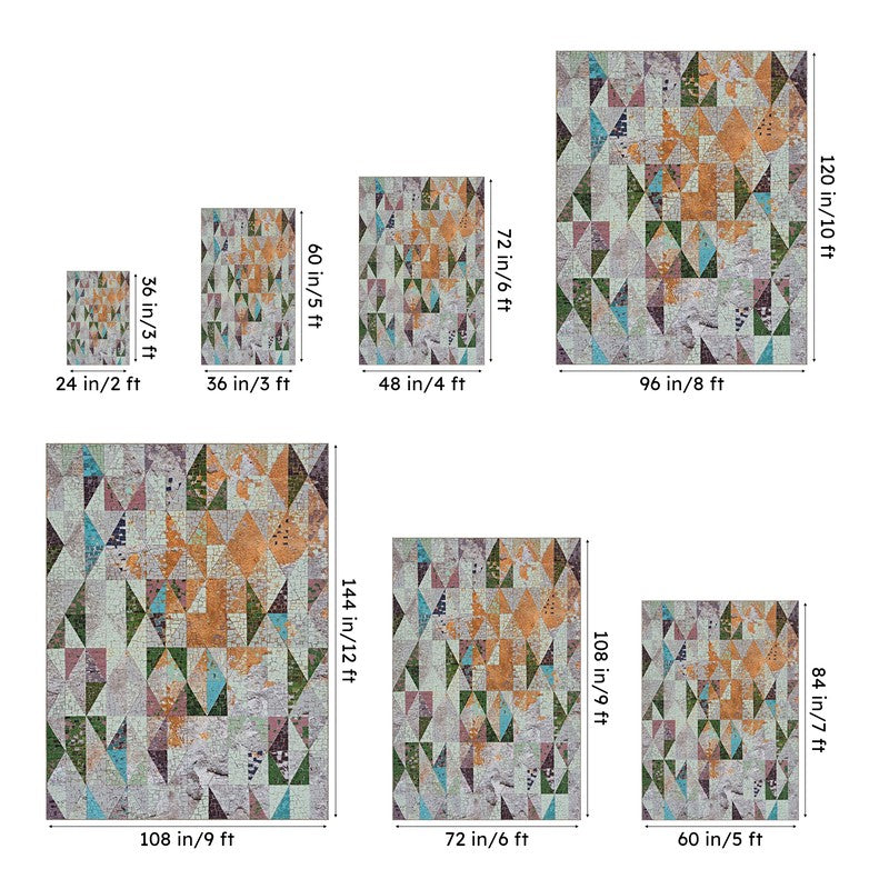 Katya Geometric Carpet - Brown & Grey media 13