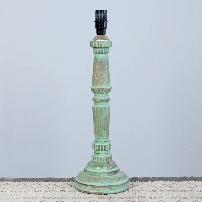 Nordlys Twist Printed Mango Wood Table Lamp - Multicolor media 4