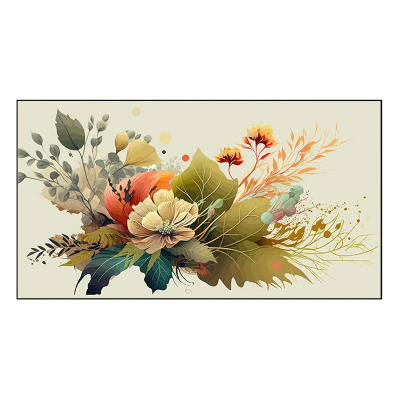 Acrylic Florae Muse Canvas Wall Painting media 3