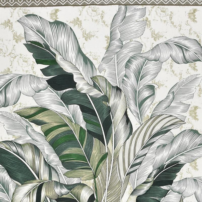 Little Explorers Floral Cotton Bedsheet (Green) - 140 TC media 3