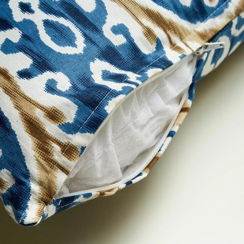 Mriksha Cushion Cover (Blue) - Set Of Two media 5
