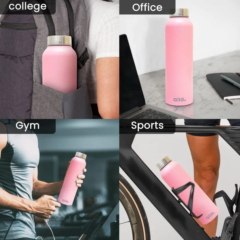 AquaZen Stainless Steel Water Bottle (950 mL Each) - Set Of Five media 5