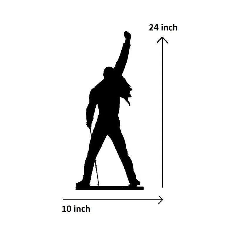 Freddie Mercury Black Iron Wall Accent media 5
