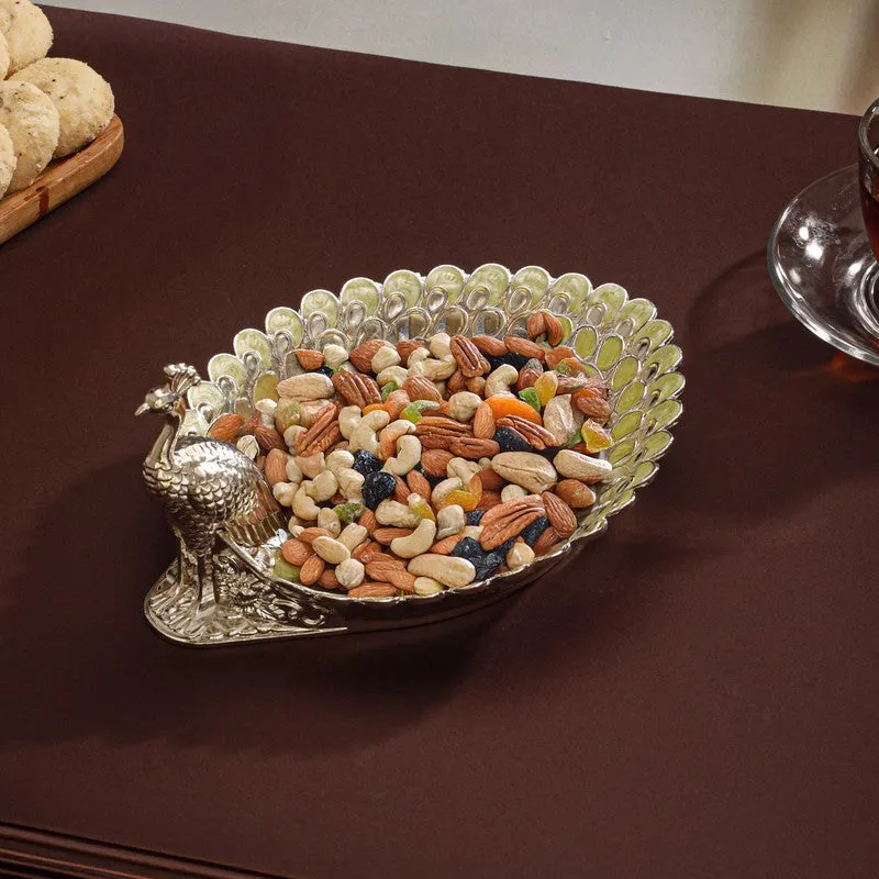 Peacock Jewel Accent Bowl media 1