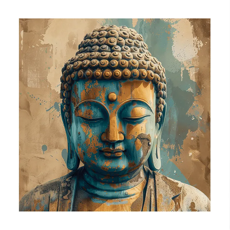 Antique Buddha Canvas Wall Art media 3