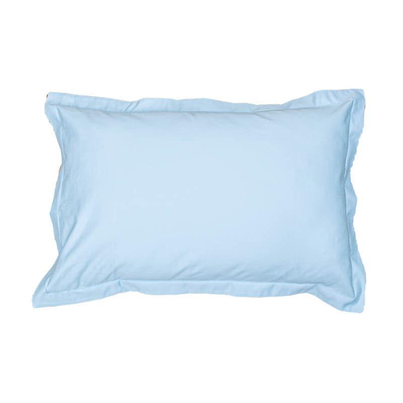 Dreamy Delight Cotton Bedsheet (Blue) - 610 TC media 4
