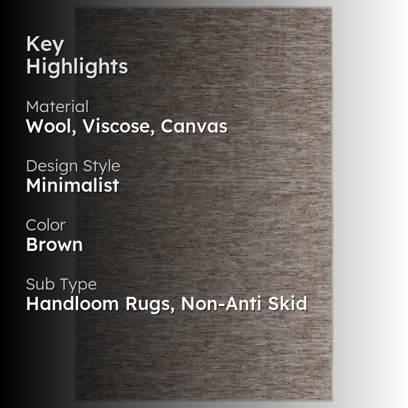 Heritage Hand Loomed Wool Rug - Brown media 2