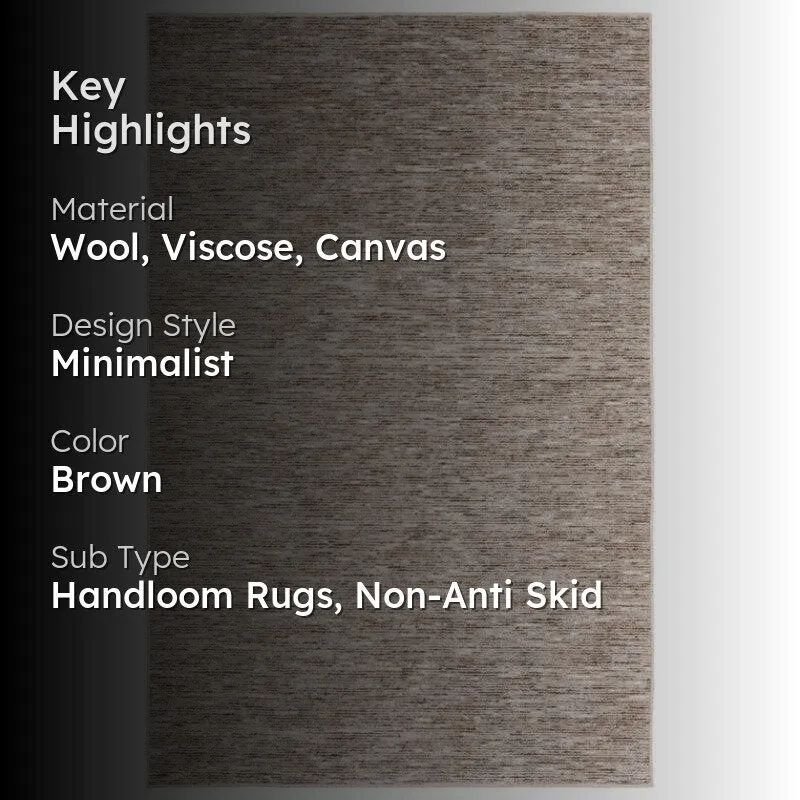 Heritage Hand Loomed Wool Rug - Brown media 2
