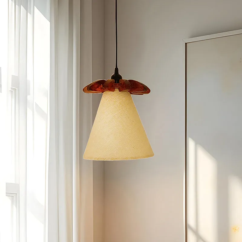 Levite Single Wooden Ceiling Lamp media 3