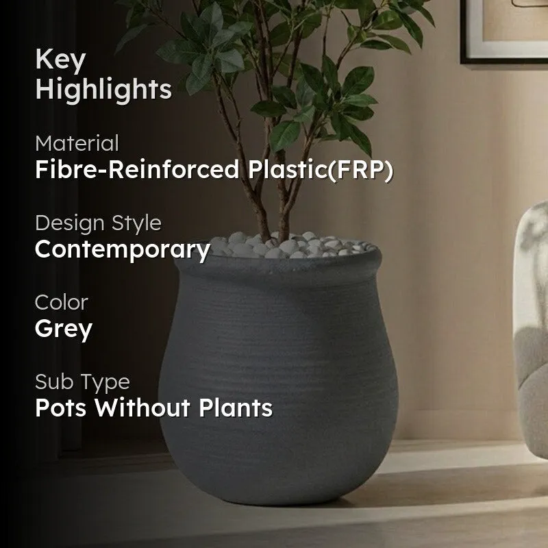 Lunara Floor Planter - Grey - 2