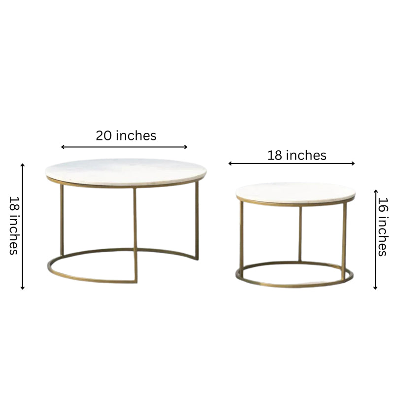 Bries Accent Table with Marble Top media 6