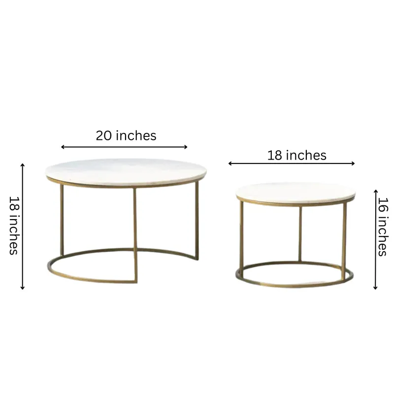 Bries Accent Table with Marble Top media 6
