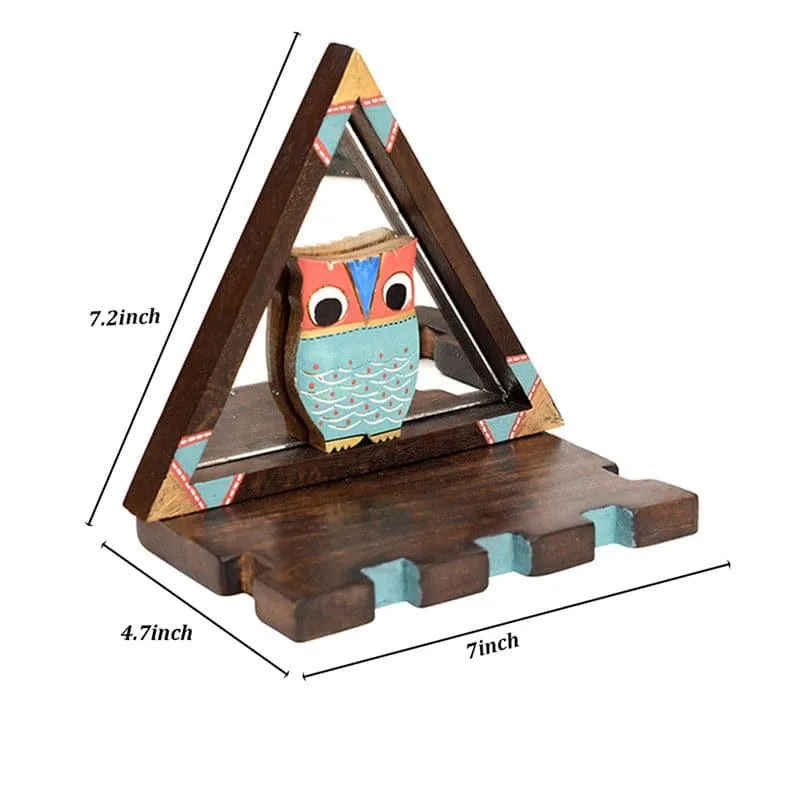 Owlery Triangle Wall Shelf - Set Of Two media 5