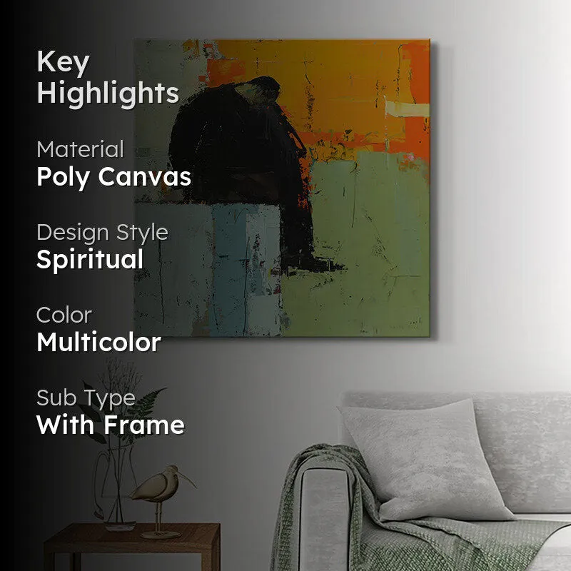 Pensive Figure Wall Painting media 2