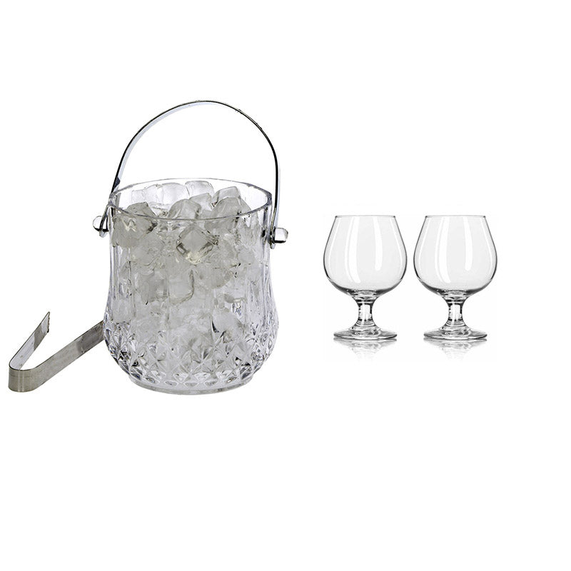 Bowen 1000 ML Ice Bucket With 300 ML Glass - Four Piece Set