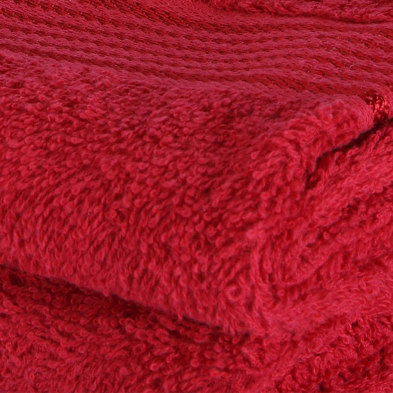 Eva Quick Dry Hand Towel (Red) - Set Of Two media 4