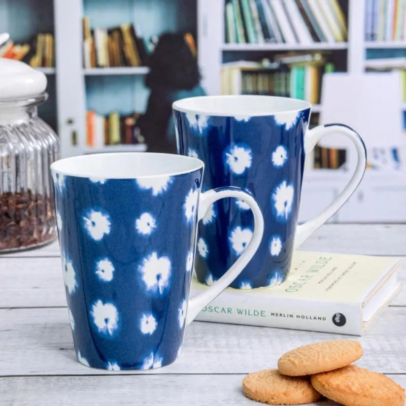 Miranda Bone China Coffee Mug (360 mL Each) - Set of Two media 1