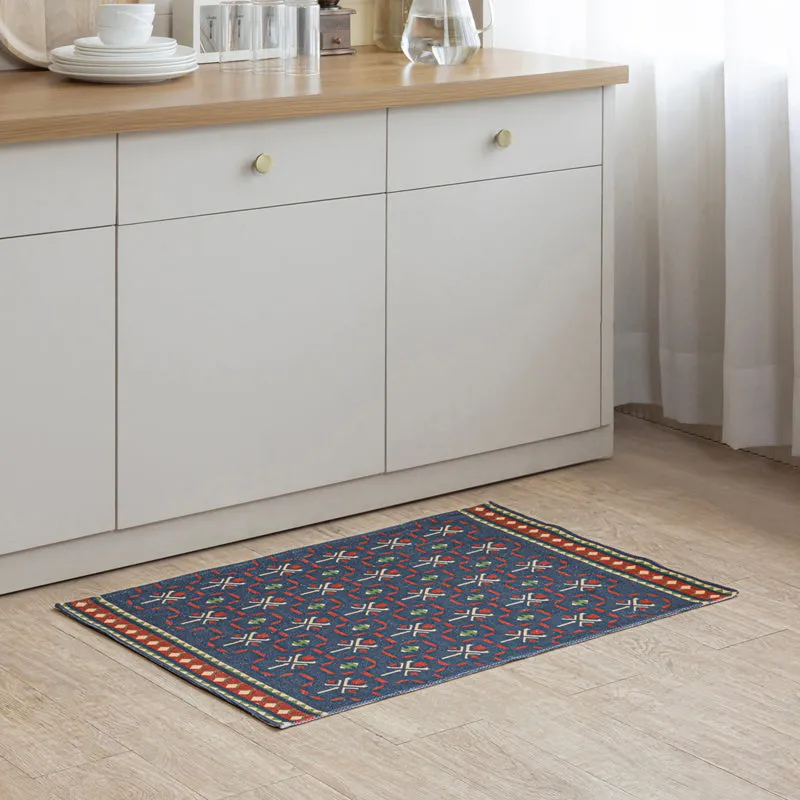 Auren Cotton Door Mats - Blue media 5