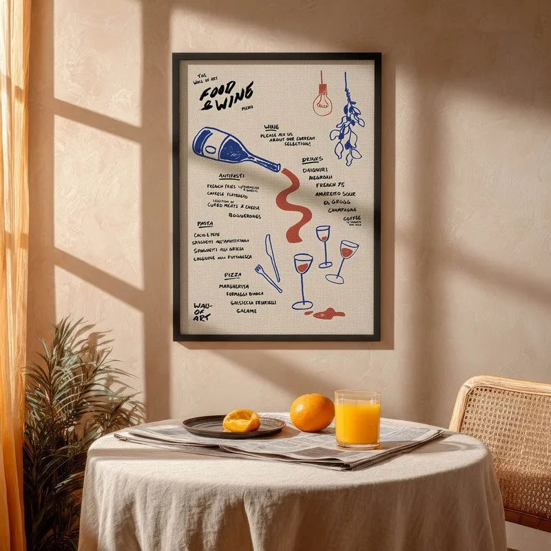 WineLithography Archival Canvas Wall Art - Black media 4