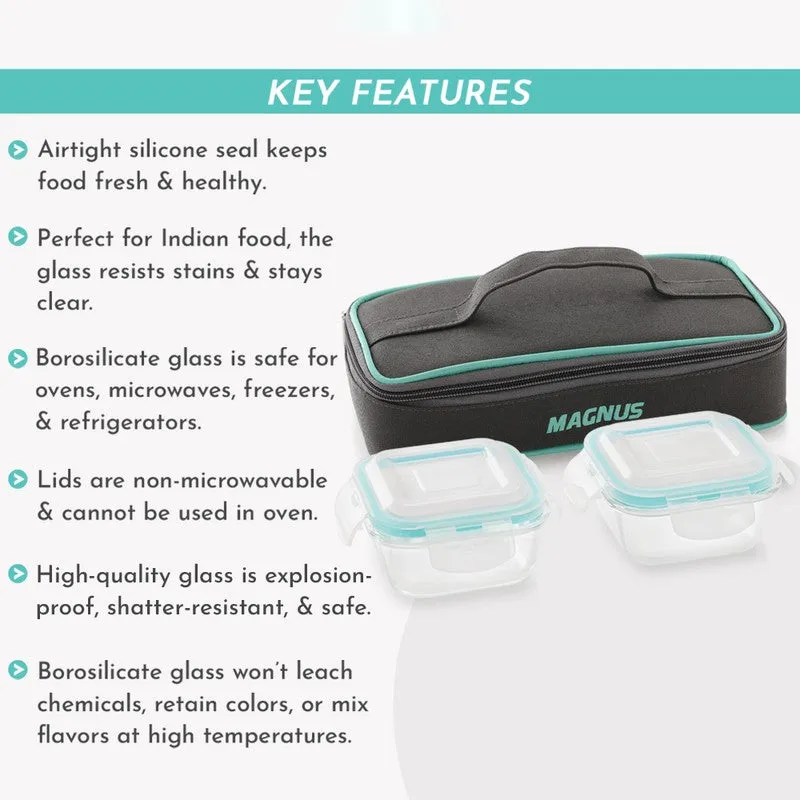 Yelvo Urban Lunch Box with Lunch Bag - Three Piece Set media 7