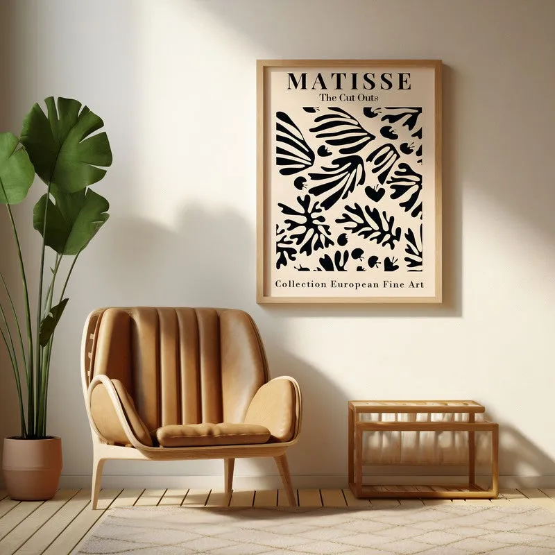 Nocturne Canvas Wall Painting With Brown Frame media 6