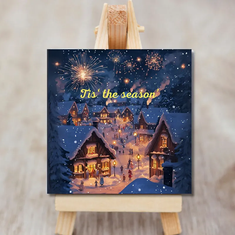 Season's Joy Canvas Showpiece media 4