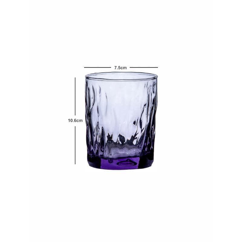 Kenzie Purple Glass Tumbler (355 ML) - Set Of Six media 5