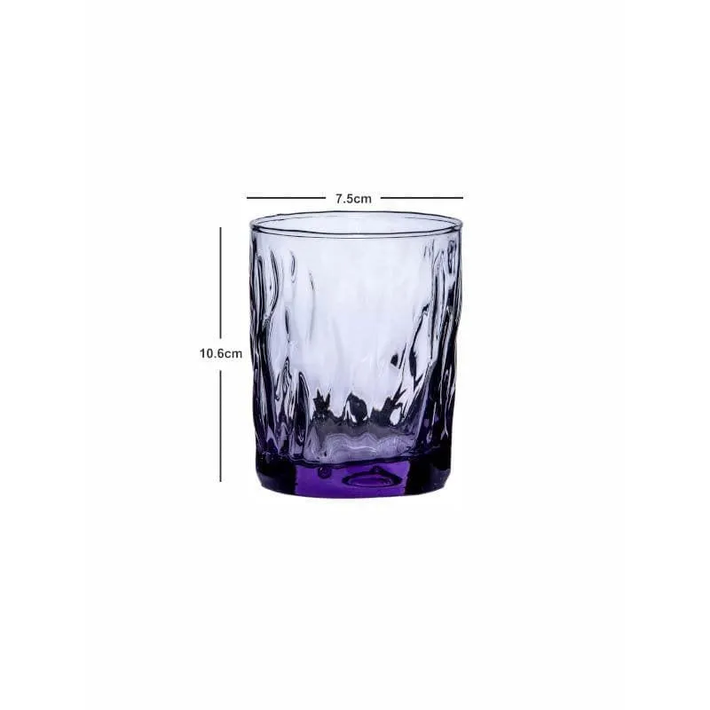Kenzie Purple Glass Tumbler (355 ML) - Set Of Six media 5
