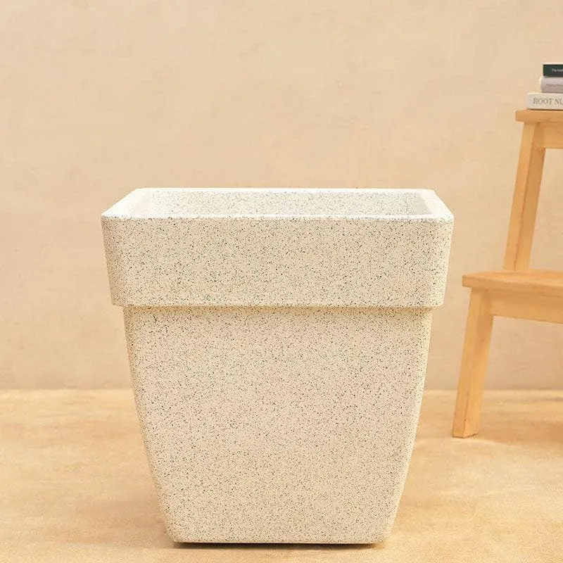 Ugaoo Barca Square Large Planter - White media 5