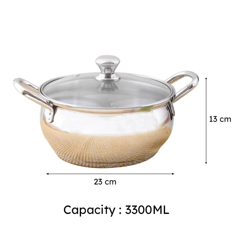 Mystic Induction Safe Handi With Lid - 3300 mL / 9 Inches media 6